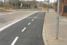 Avancen les obres del carril bici a la zona de l’Olivar Gran