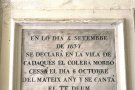 Vestigis d’epidèmies a Cadaqués