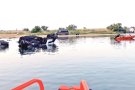 Un foc calcina una embarcació de Santa Margarida