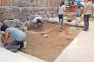 En marxa les excavacions al sud de la basílica de Santa Maria