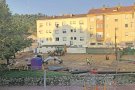 Les obres de la plaça Sangtraït, en marxa