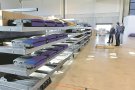S’instal·len les grades retràctils a la Sala Polivalent