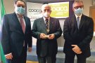 Enric Cristau, de Calçats Cristau, rep el 5è Premi COACGI