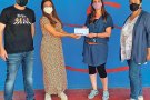 Cantallops entrega la recaptació de la caminada solidaria ‘Xino Xano’ al Submarí lila