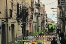 Tallat el carrer Col·legi per la primera fase de les obres