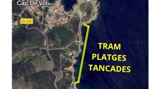 El Port de la Selva tanca les platges d'entre Sota s'Arnella i la Colomera per una esllavissada