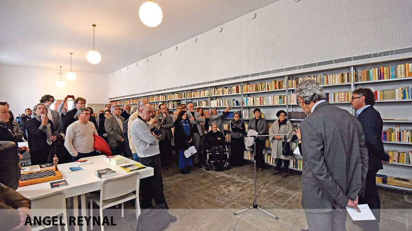 L’espai físic de la biblioteca Walter Benjamin ja és una realitat