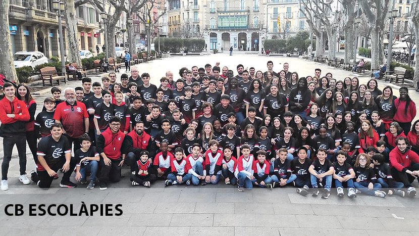 La família de l'Escolàpies es va aplegar diumenge a la Rambla de <a href=