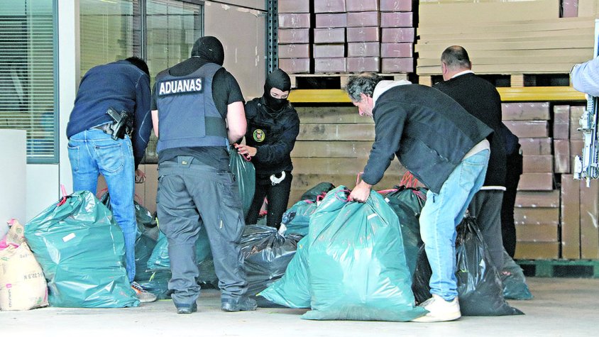 Cop policial al tràfic de marihuana