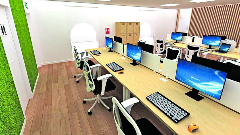 El nou Centre de Competències Digitals de Portbou, enllestit