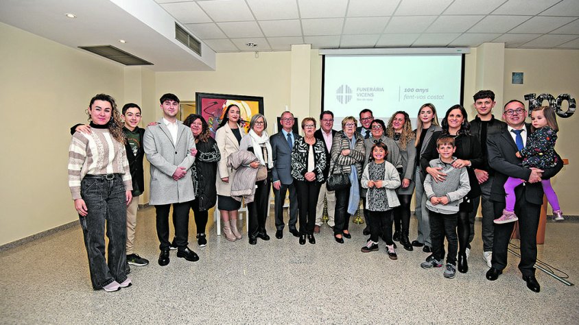La Funerària Vicens celebra el centenari