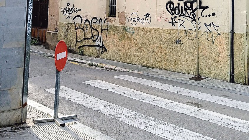 Canvi de sentit per a la circulació al carrer Sant Roc