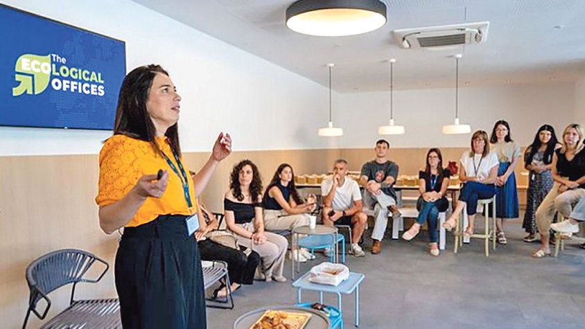 Calsina Carré inaugura oficines ecològiques