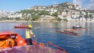 S'enfonsa un pesquer davant la platja de l'Almadrava de Roses