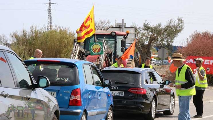 El punt de trobada és la rotonda de Viladamat (imatge d'arxiu)