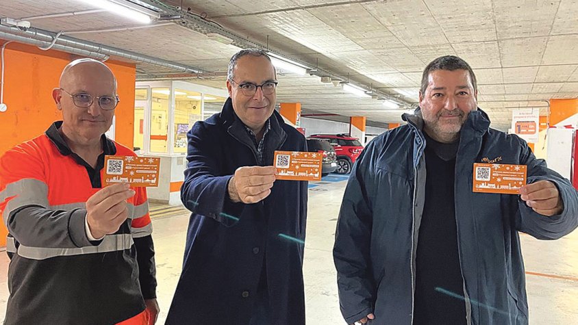 Aparcament gratuït amb una compra mínima de 30 euros