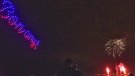 Espectacle de llums i pirotècnia per entrar al 2025