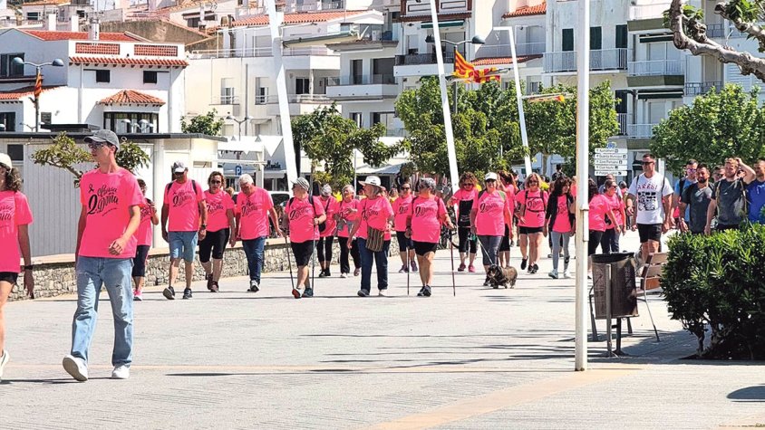 El Port de la Selva es tenyeix de rosa amb la Cursa de la Dona