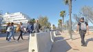 El carril bici del passeig de <a href=