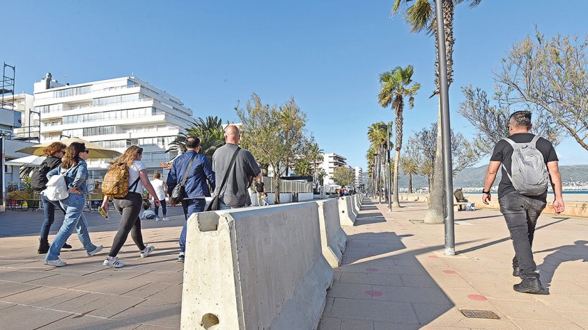 El carril bici del passeig de <a href=