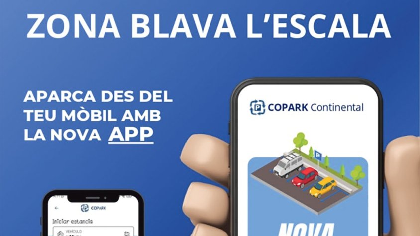 En marxa la nova app per a la zona blava de l'<a href=