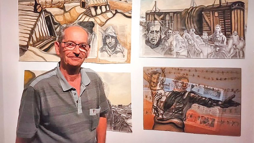 Els dibuixos de Joan Pallarès denuncien la falta d’humanitat
