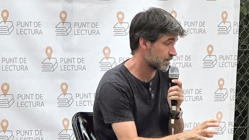 Roc Casagran obre la 15a edició Punt de Lectura d'Agullana