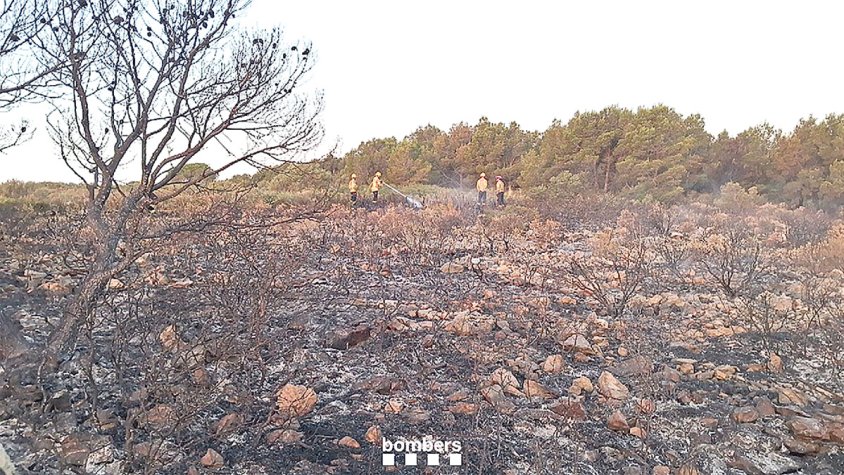 Detingut un escalenc acusat de provocar l’incendi a Montgó