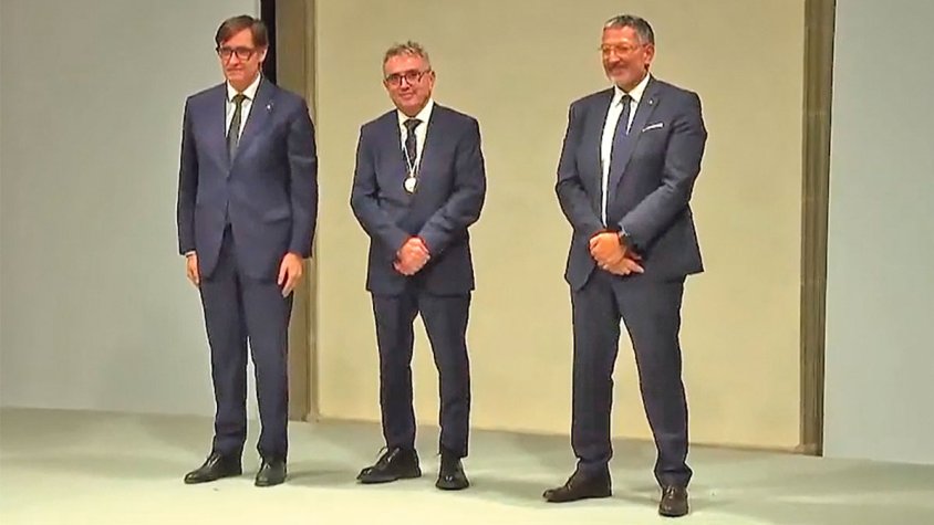 Miquel Gotanegra guardonat amb la Medalla al Treball President Macià