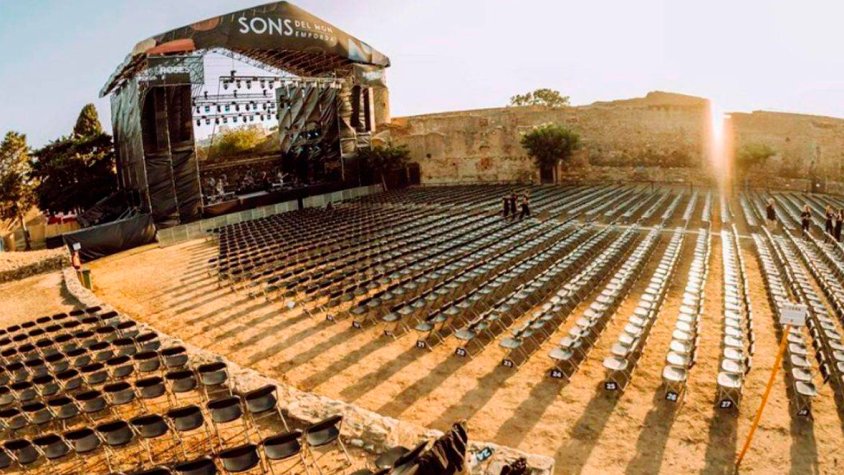 L'escenari de la Ciutadella