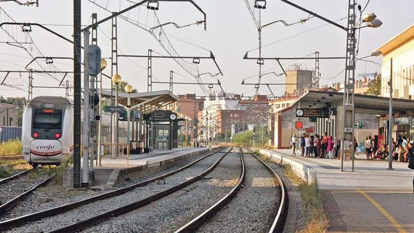 Afectació als trens de rodalies entre <a href=