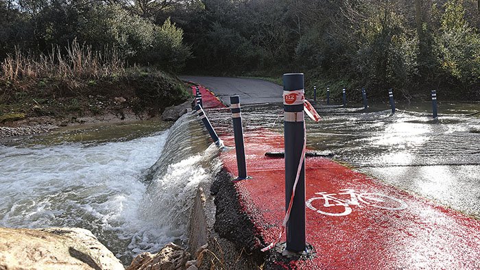 Vilanant demana un ajut per evitar que Taravaus quedi incomunicat quan plou