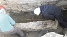 Les excavacions a Santa Maria de <a href=