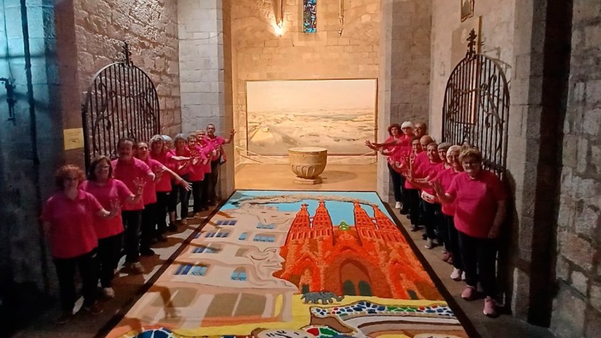 Catifaires i obra a l'església de Sant Pere
